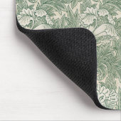 william morris tulp behang textiel groen muismat (Hoek)