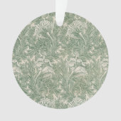 William Morris tulp behang textiel groen Ornament (voorkant)