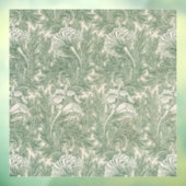 William Morris tulp behang textiel groen Raamsticker (Vel 3)
