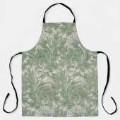 William Morris tulp behang textiel groen Schort (Voorkant)