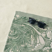 William Morris tulp behang textiel groen Strandlaken (In situ)