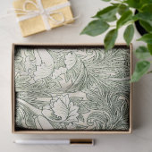William Morris tulp behang textiel groen Tissuepapier (Geschenk)