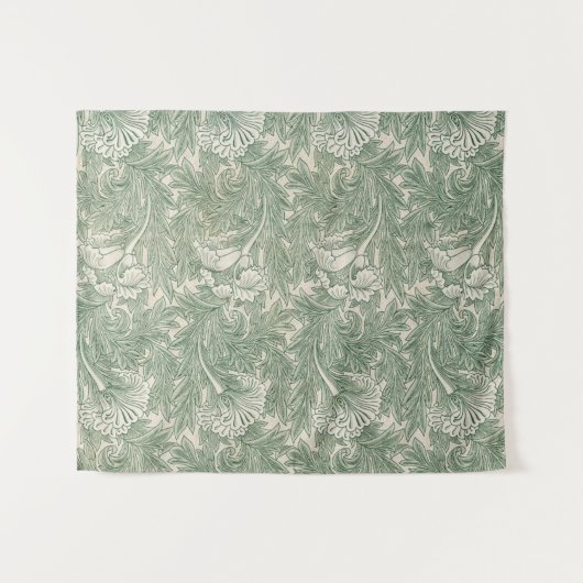 William Morris tulp behang textiel groen Wandkleed (Voorkant (horizontaal))