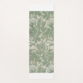 William Morris tulp behang textiel groen Yogamat (Achterkant)