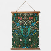William Morris Tulp beroemd patroon Hangend Wandkleed (Voorkant)