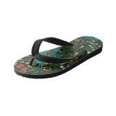 William Morris Tulp Bloemmotief Kinder Teenslippers (Schuin)