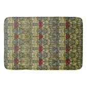 William * Morris Tulp en Rose Goud Rood Badmat (Voorkant)