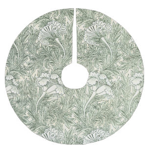 William Morris Tulp Groen Bloemstuk Kunstprint Kerstboom Rok