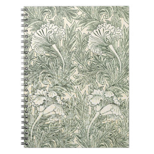 William Morris Tulp Groen Bloemstuk Kunstprint Notitieboek