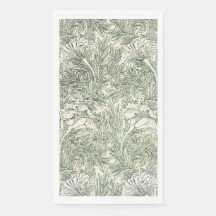 William Morris Tulp Groen Bloemstuk Kunstprint Servet