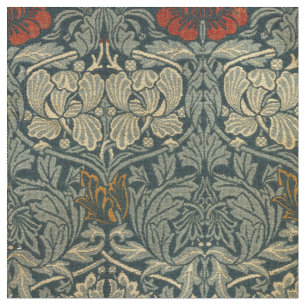 William Morris  Tulp & Roos Bloemenpatroon Stof