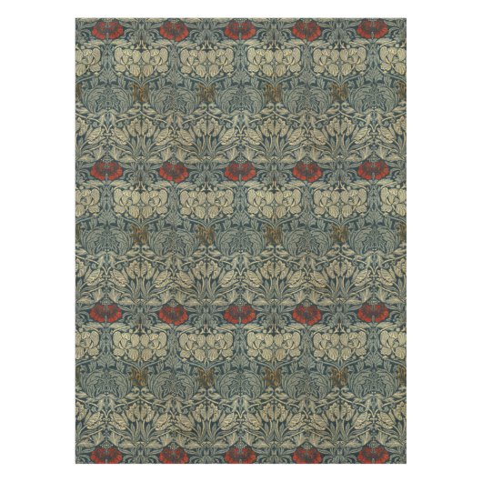 William Morris Tulp & Roos Bloemenpatroon Tafelkleed (Voorkant)