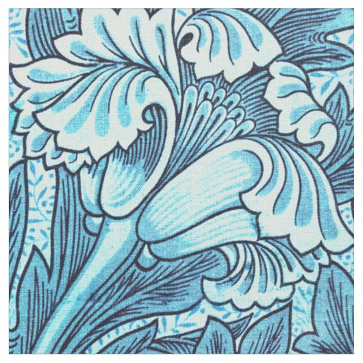 William Morris "Tulp"  Stof (Close Up)