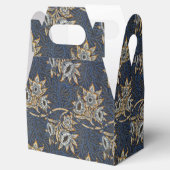 William Morris Tulp Wilgenpatroon Blauwe Bloem Bedankdoosjes (Geopend)
