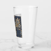William Morris Tulp Wilgenpatroon Blauwe Bloem Glas (Links)