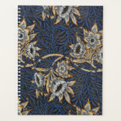 William Morris Tulp Wilgenpatroon Blauwe Bloem Planner (Voorkant)
