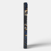 William Morris Tulp Wilgenpatroon Blauwe Bloemen Case-Mate iPhone Case (Achterkant / Rechts)