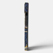 William Morris Tulp Wilgenpatroon Blauwe Bloemen Case-Mate iPhone Case (Achterkant / Links)