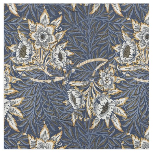 William Morris  Tulp & Willow Pattern Stof (Close Up)