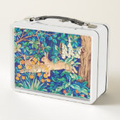 William Morris "Two Hares" - Konijnen in een bos (Achterkant)