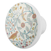 William Morris - Uil en Bessen Behang  Keramische Knop (Rechts)