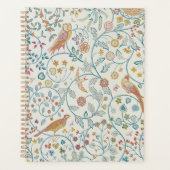 William Morris - Uil en Bessen Behang Planner (Voorkant)