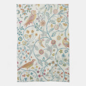 William Morris - Uil en bessen Theedoek (Verticaal)