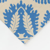 William Morris Venetiaanse Bloem Damast Brocaat Fleece Deken (Hoek)