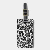 William Morris Venetian Damask Brocade Bagagelabel (Voorkant verticaal)