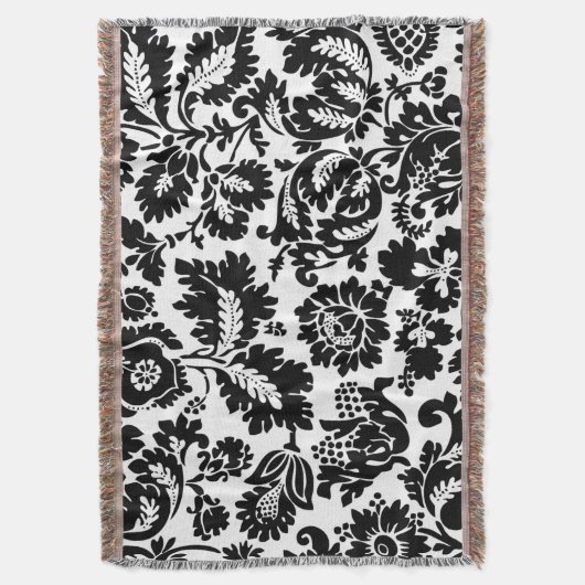 William Morris Venetian Damask Brocade Deken (Voorkant Verticaal)