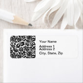 William Morris Venetian Damask Brocade Etiket (Insitu)