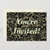 William Morris Venetian Damask Brocade Kaart (Voorkant / Achterkant)