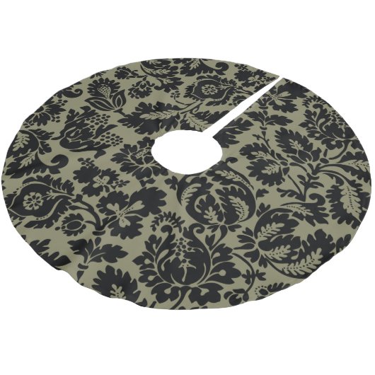 William Morris Venetian Damask Brocade Kerstboom Rok (Gekanteld)