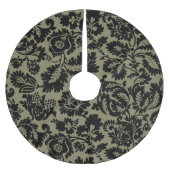 William Morris Venetian Damask Brocade Kerstboom Rok (Voorkant)