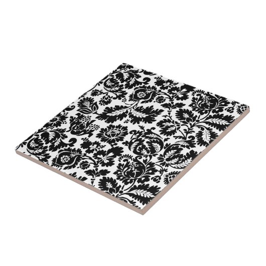 William Morris Venetian Damask Brocade Tegeltje (Zijkant)