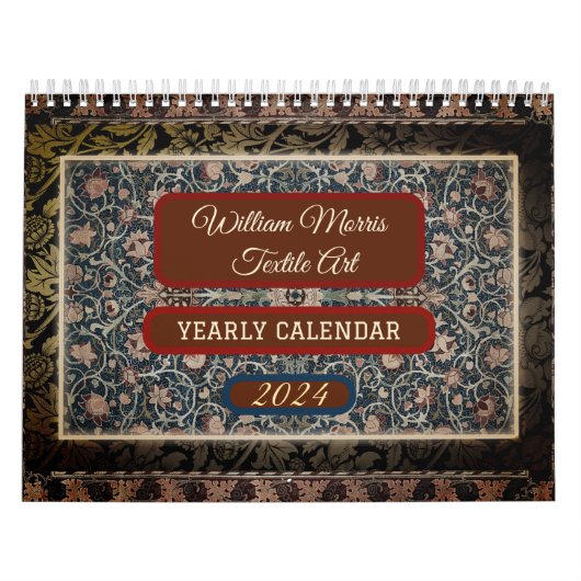 William Morris Victoriaans Art Floral Kalender (Hoes)
