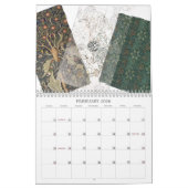 William Morris Victoriaans Art Floral Kalender (Feb 2026)