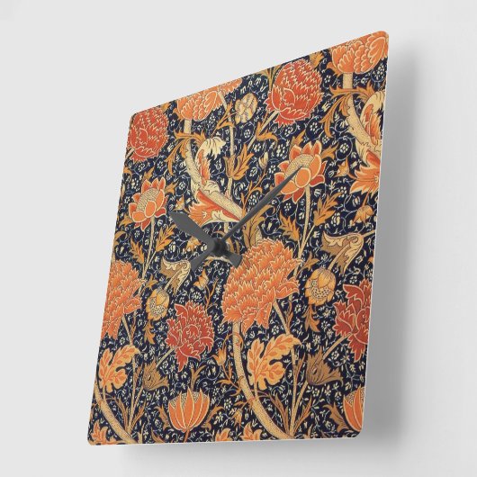 WILLIAM MORRIS VIERKANTE KLOK (Hoek)