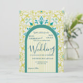 William Morris Vine Art Nouveau Kaart (Staand voorkant)