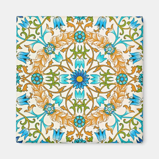 William Morris - Vine, beroemd patroon, Magneet (Voorkant)