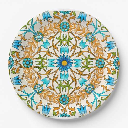 William Morris - Vine, beroemd patroon, Papieren Bordje (Voorkant)