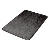 William Morris Vine  Black Flower Pattern Badmat (Gekanteld)