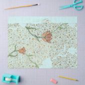 William Morris VINE EN TULIP AQUA Tissue Paper Tissuepapier (Craft)