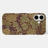 William Morris Vine Grape Red Art Case-Mate iPhone Case (Achterkant (horizontaal))