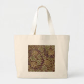 William Morris Vine Grape Red Art Grote Tote Bag (Voorkant)
