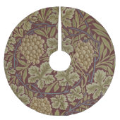 William Morris Vine Grape Red Art Kerstboom Rok (Voorkant)