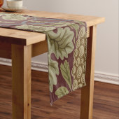 William Morris Vine Grape Red Art Korte Tafelloper (Voorbeeld)