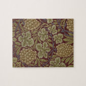 William Morris Vine Grape Red Art Legpuzzel (Horizontaal)
