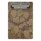 William Morris Vine Grape Red Art Mini Klembord (Voorkant)