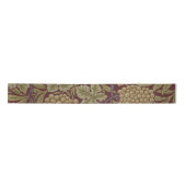 William Morris Vine Grape Red Art Satijnen Lint (Voorkant)